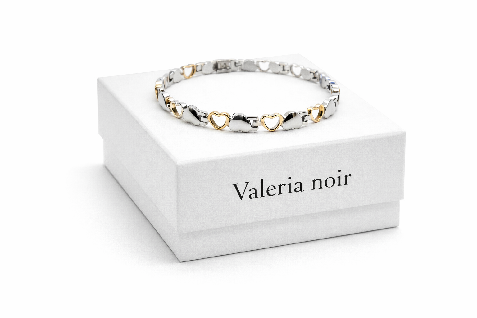 Pulsera de corazones elegante – regalo con significado